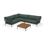 HOUE - Level 2 Loungeset 7, incl. bijzettafel, dark grey / alpine