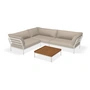 HOUE - Level 2 Loungeset 7, incl. bijzettafel, muted white / ash