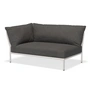 HOUE - Level 2 Sofa, links, muted white / donkergrijs basic