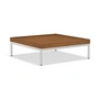 HOUE - LEVEL - LEVEL 2 Salontafel, 81 x 81 cm, bamboe / gedempt wit