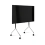 Pedestal - Moon Rollin' Tall TV-standaard, 44 - 70 inch, chroom