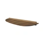 Andersen Furniture - Wandplank, gerookt essen / geolied / 59 x 25 cm