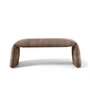 nanimarquina - Opgevouwen bank, groot, 120 x 45 cm, grijsbruin