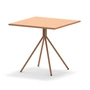 Vermobil - Twist tafel, 80 x 80 cm, corten