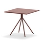 Vermobil - Twist tafel, 80 x 80 cm, terracotta