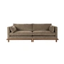 Zuiver - Blossom Sofa, 3-zits, donker eiken / mos