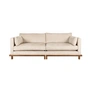 Zuiver - Blossom Sofa, 3-zits, donker eiken / zand