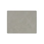 Lind DNA - Placemat Square M, 3 4. 5 x 2 6. 5 cm, Nupo lichtgrijs