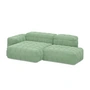 OUT Objekte unserer Tage - Henn Sofa 02, 245 x 140 cm, pistache (Asator 0834 van Kvadrat/Raf Simons)