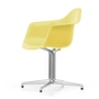 Vitra - Eames Plastic Armchair DAL RE, gepolijst / citron (viltglijders basic dark)