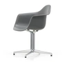 Vitra - Eames Plastic Armchair DAL RE, gepolijst / granietgrijs (viltglijders basic dark)