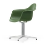 Vitra - Eames Plastic Armchair DAL RE, gepolijst / forest (viltglijders basic dark)