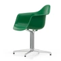 Vitra - Eames Plastic Armchair DAL RE, gepolijst / smaragd (viltglijders basic dark)