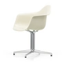 Vitra - Eames Plastic Armchair DAL RE, gepolijst / kiezel (viltglijders basic dark)