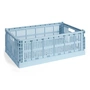 HAY - Colour Crate Mand L, 53 x 34,5 cm, zachtblauw, recycled
