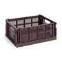 HAY - Colour Crate Mand M, 34,5 x 26,5 cm, bordeaux, recycled