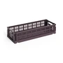HAY - Kleurkratmand Mini Oblong, bordeaux, gerecycled