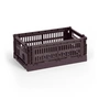 HAY - Colour Crate Mand S, 26,5 x 17 cm, bordeaux, recycled
