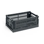 HAY - Colour Crate Mand S, 26,5 x 17 cm, houtskool, recycled