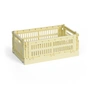 HAY - Colour Crate Mand S, 26,5 x 17 cm, lichtgeel, recycled