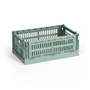 HAY - Colour Crate Mand S, 26,5 x 17 cm, saliegroen, recycled