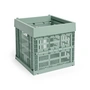 HAY - Colour Crate mand Cube, 29,5 x 29,5 cm, saliegroen, gerecycled