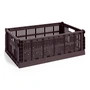 HAY - Colour Crate Mand L, 53 x 34,5 cm, bordeaux, recycled