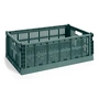 HAY - Colour Crate Mand L, 53 x 34,5 cm, donkergroen, recycled