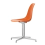 Vitra - Eames Plastic Side Chair DSL RE, gepolijst / roest oranje (viltglijders basic donker)