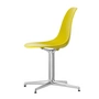Vitra - Eames Plastic Side Chair DSL RE, gepolijst / mosterd (viltglijders basic dark)