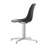 Vitra - Eames Plastic Side Chair DSL RE, gepolijst / diepzwart (viltglijders basic dark)
