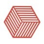 Zone Denmark - Hexagon Onderzetter, gebrand rood