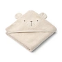 LIEWOOD - Albert Baby handdoek met kap, ijsbeer, zandkleurig