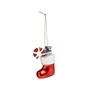 & klevering - Kerstkous ornament, rood