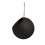 AYTM - Globe Hangende bloempot Ø 17 cm, zwart / zwart