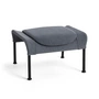 HAY - O2 Ottoman, zwart / grijs (lift) (viltglijders)