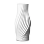 Lyngby Porcelæn - Twist vaas H 31 cm, wit