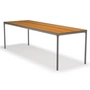 HOUE - FOUR Buitentafel, 270 x 90 cm, bamboe / donkergrijs