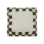 House Doctor - Chess Kussenhoes, 50 x 50 cm, groen / gebroken wit