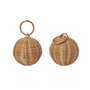 Ferm Living - Braided Baubles kerstdecoratie, naturel (set van 2)
