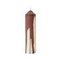 Ferm Living - Dryp Blokkaars, H 20 cm, wit / pure chocolade