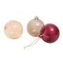 Ferm Living - Glass Baubles kerstbal, L, doorschijnend roze (set van 3)