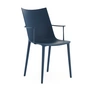 Kartell - H.H.H. fauteuil, blauw / mat