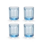 Serax - Fish & Fish Glas M, blauw (set van 4)