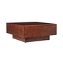 Ferm Living - Burl salontafel, met lade, 70x 70 cm, donker gebeitst