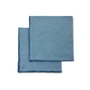 HKliving - Ease Servetten, 50 x 50 cm, mist blue (set van 2)