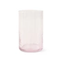 HKliving - Tube Drinkglas, H 12 cm / 400 ml, blush