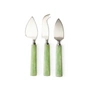 HKliving - Kaasmessenset, sage (set van 3)