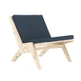Karup Ontwerp - Sway Lounge Chair met zitkussen, natuurlijk grenen /. oxford blue