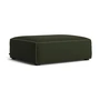 HAY - Mags Soft Ottoman S02 (S), donkergroen (Maglia) / naden: beige (viltglijders)